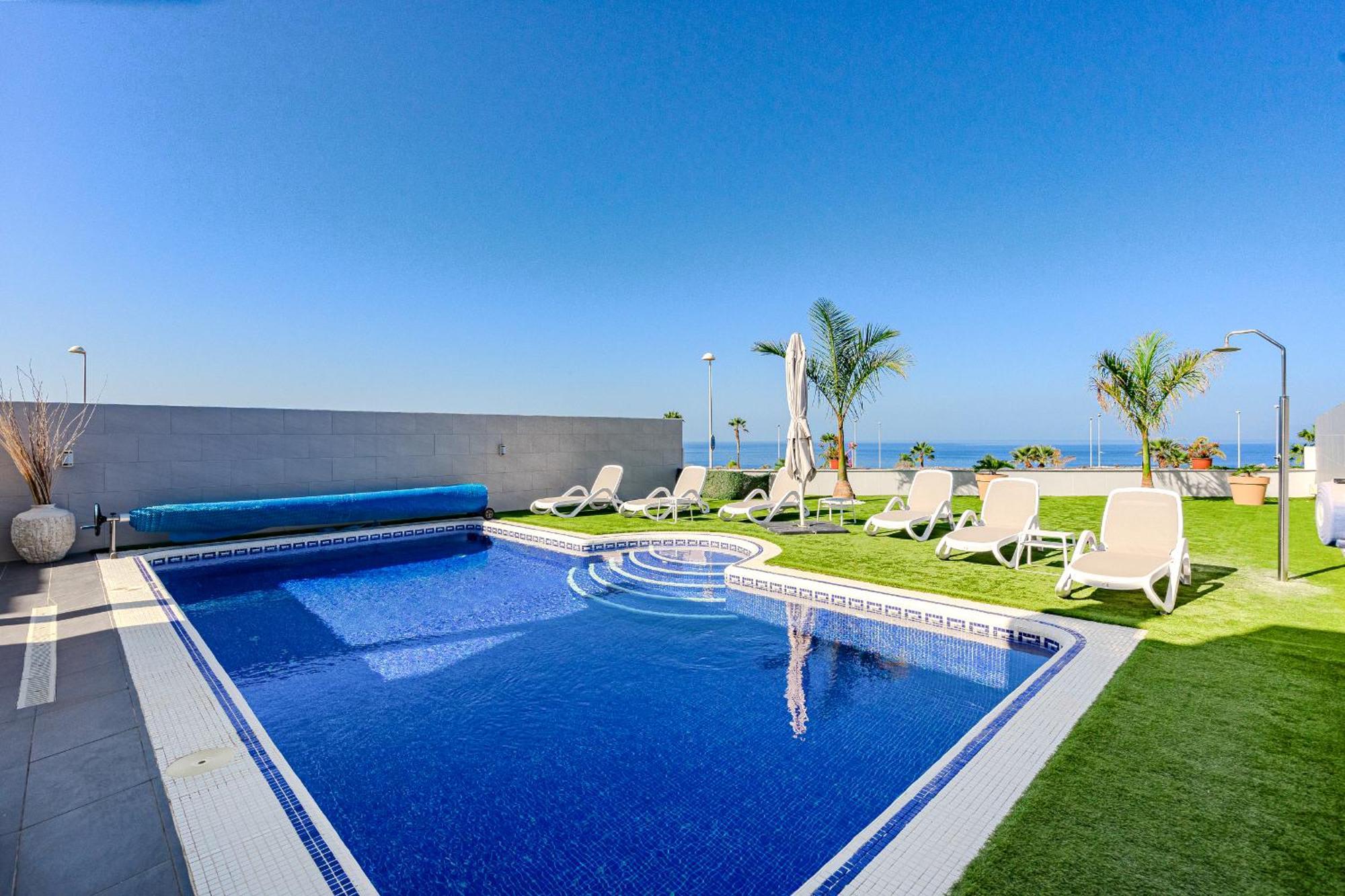 Villa Elisabetta, Luxury Villa With Heated Pool Ocean View In Adeje, Tenerife Costa Adeje  Exteriör bild
