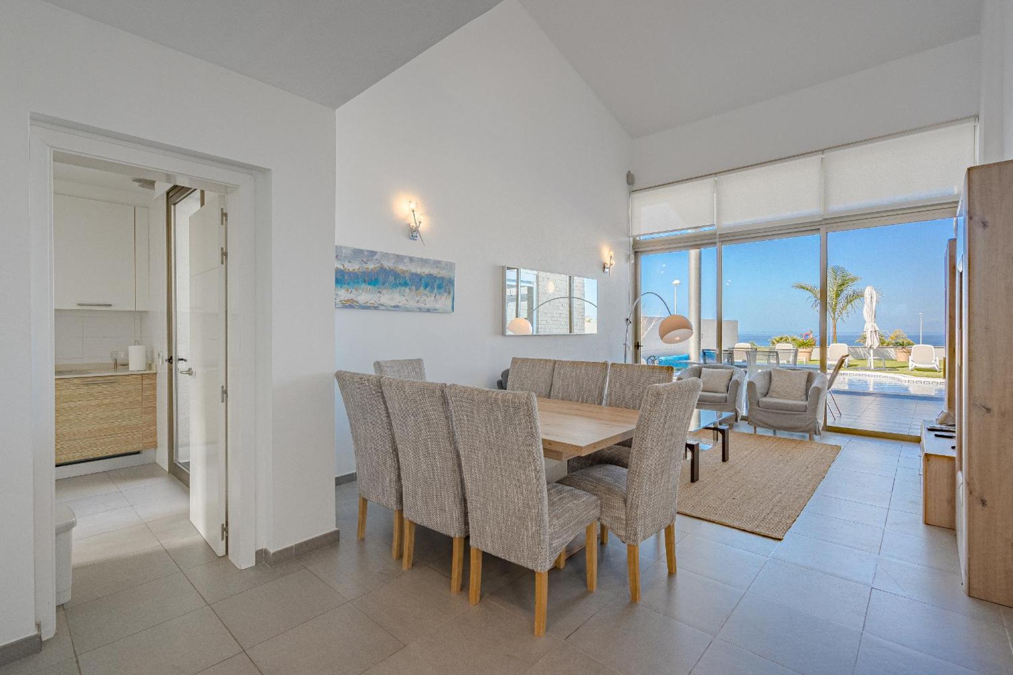 Villa Elisabetta, Luxury Villa With Heated Pool Ocean View In Adeje, Tenerife Costa Adeje  Exteriör bild